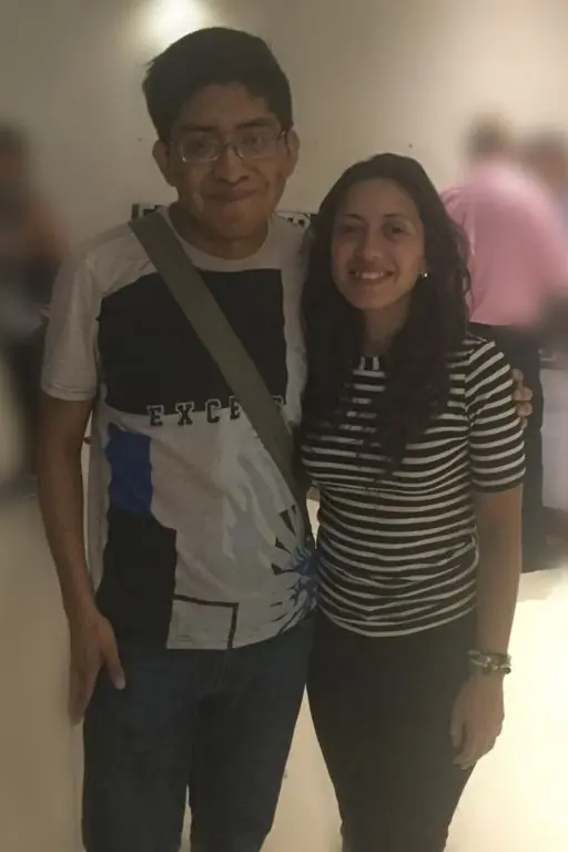 Roman Bedolla con Damaris Abarca
