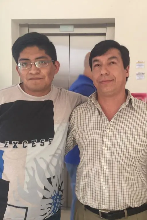 Roman Bedolla con Gilberto Hernández
